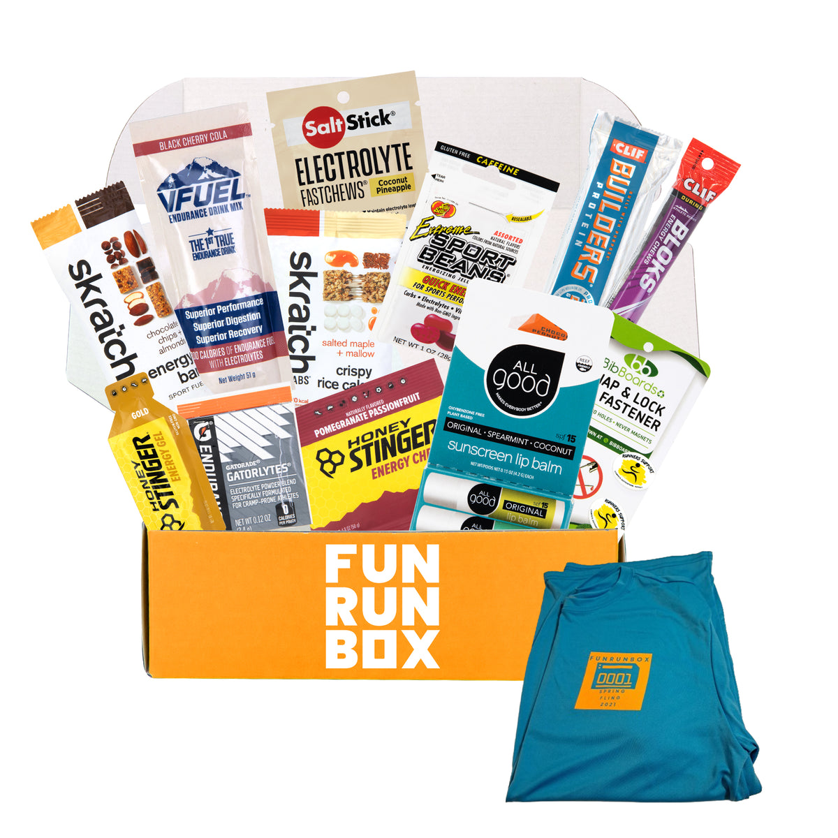 FunRunBox Birthday Box Running Accessories Fuel Hydration Fun